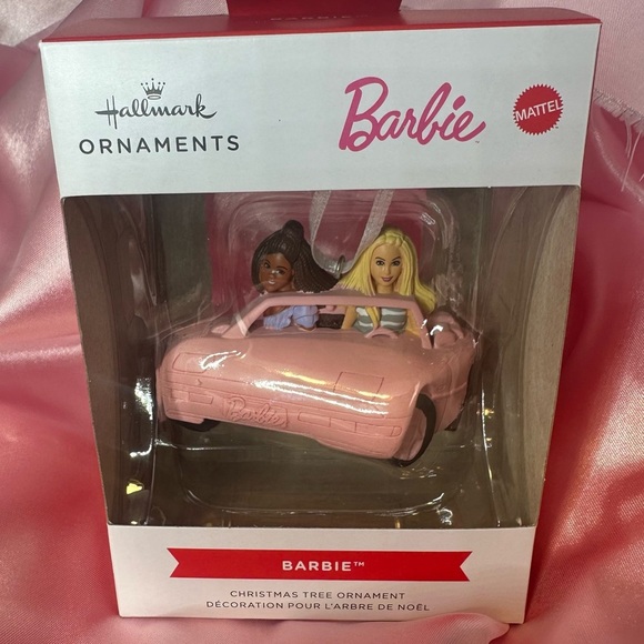 NEW Hallmark Barbie™ Pink Convertible Ornament – 2023 - Picture 1 of 7